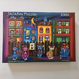 JaCaRou Puzzles "Cat's Night Out" 1000 Piece Puzzle